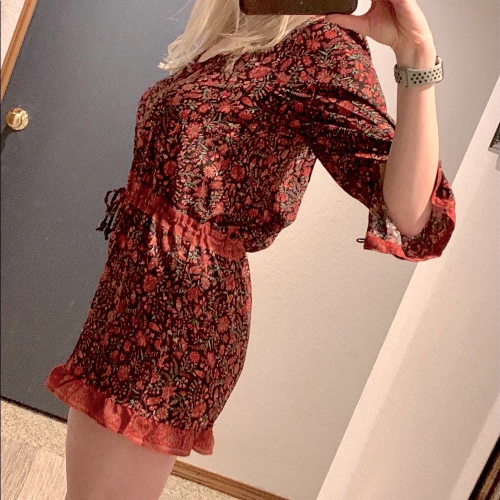 Floral Print Romper
